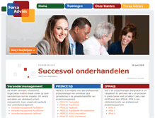 Tablet Screenshot of forsa-advies.nl
